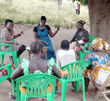 Luli village women group FGD participants. Photo credit: Pamella Lakidi.